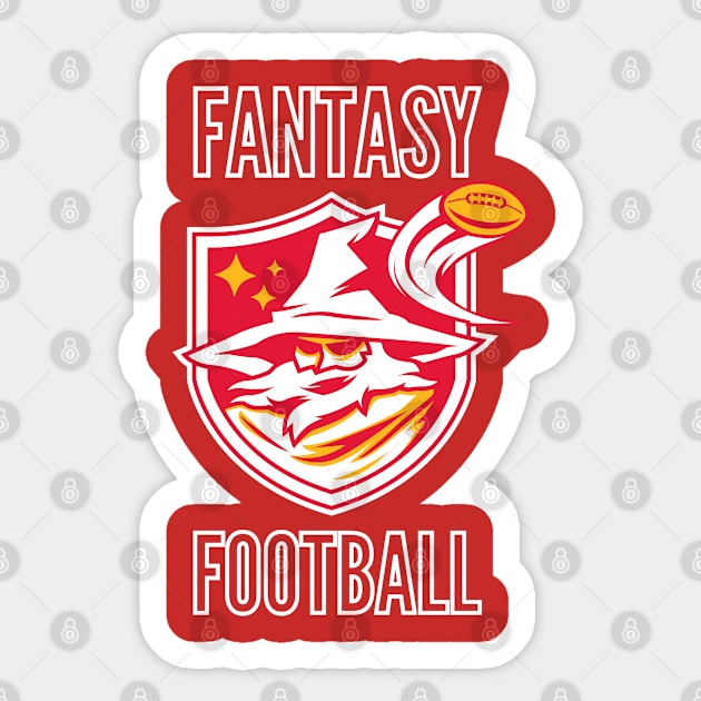 Fantasy Football (Kansas City) Sticker by Pine Tree Tees